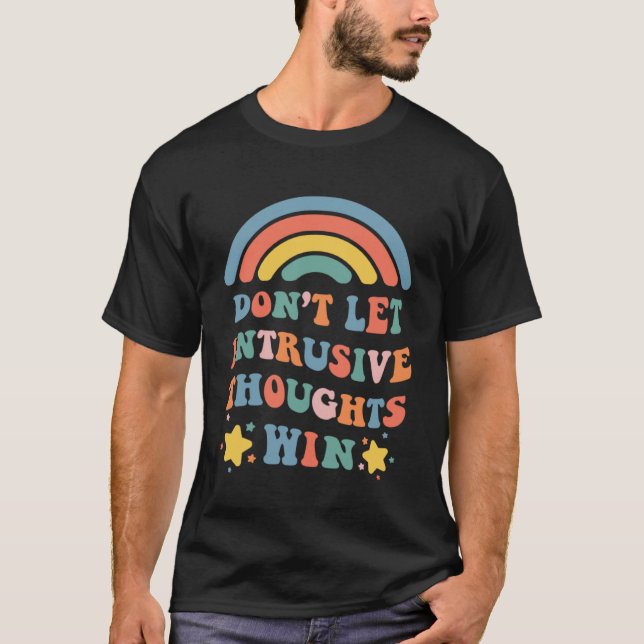 Camiseta Não deixe que pensamentos intrusivos vençam boho a (Frente)