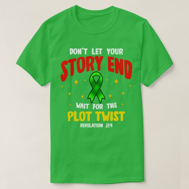 Camiseta Não Deixe Sua História Terminar Esperando Pelo Tor (Frente do Design)