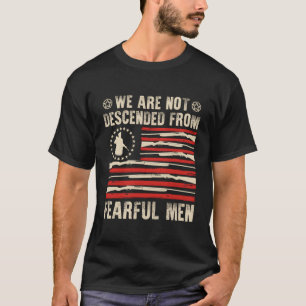 Camiseta Não Descendemos De Homens Carentes Betsy Ross 1