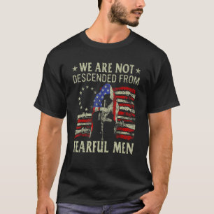 Camiseta Não Descendemos Do Caríssimo Homem Que Passa A Ban