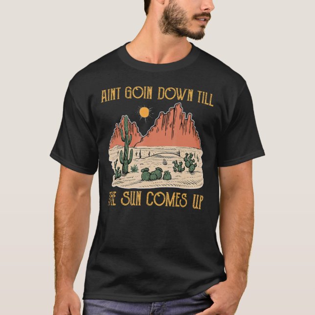 Camiseta Não descerá até o Sol chegar até o País Mus (Frente)