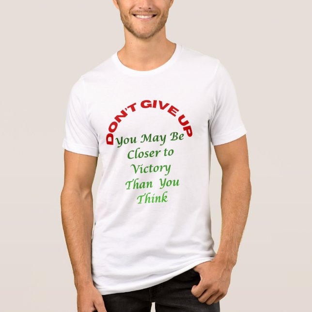 Camiseta Não Desista (Frente)
