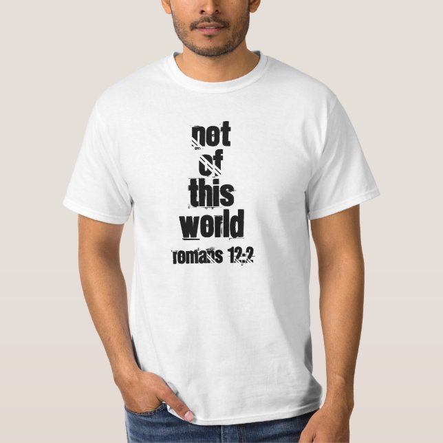 Camiseta Não deste mundo (Frente)