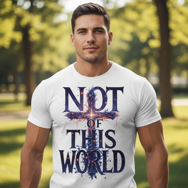 Camiseta Não deste Mundo (Criador carregado)