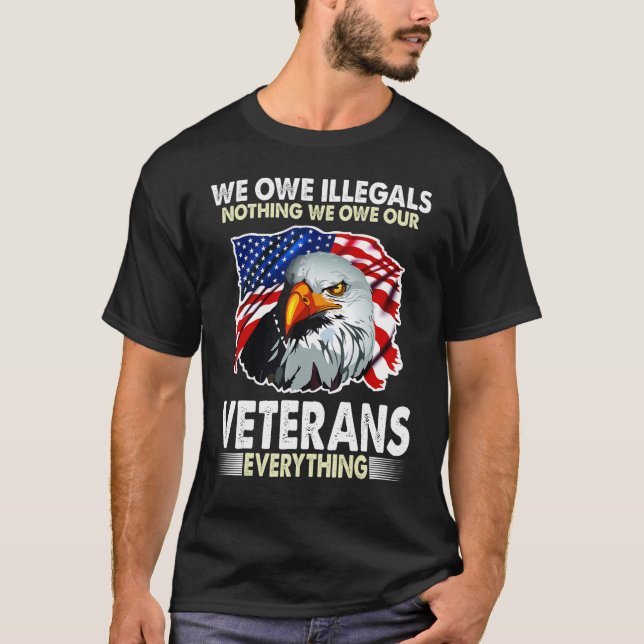 Camiseta Não Devemos Nada Ilegal A Nosso Veterano (Frente)