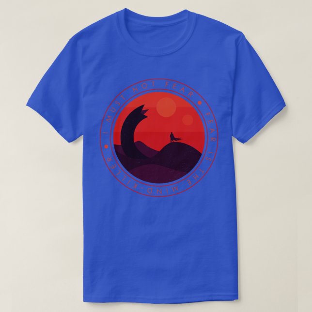 Camiseta Não Devo Temer Duna (Frente do Design)