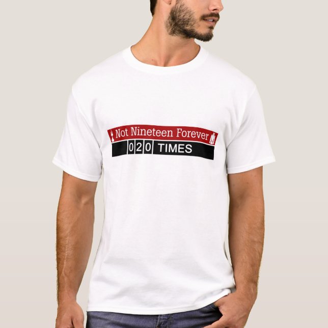 Camiseta Não dezenove para sempre t-shirt (Frente)