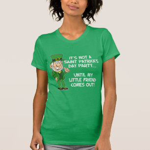 Camiseta Não Dia de São Patrício até o amigo pequeno (n