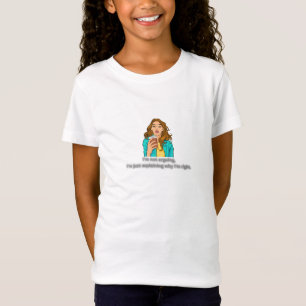 Camiseta Não Discutindo, Apenas Sempre Certo - Citação Inte