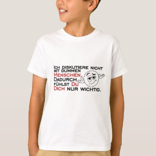 Camiseta Não discuto com pessoas estúpidas