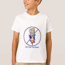 Não Ditadores Crianças T-shirt