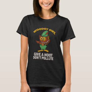 Camiseta Não dou um pio, Dê um pio Amante de Coruja Piada