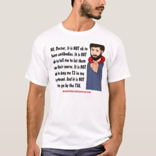 Camiseta NÃO, doutor, não é APROVADO -- O t-shirt de