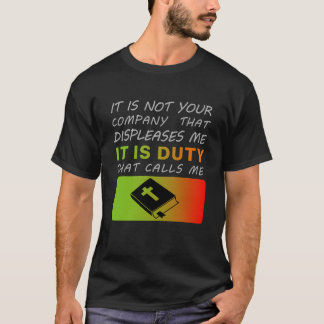Camiseta "Não é a sua empresa que eu não gosto, chamadas de
