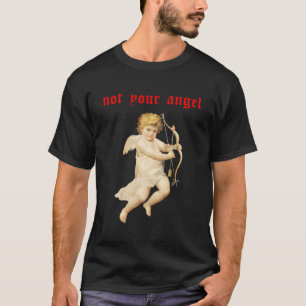 Camiseta Não É A Sua Mulher De Vestuário De Grunge Suave, A