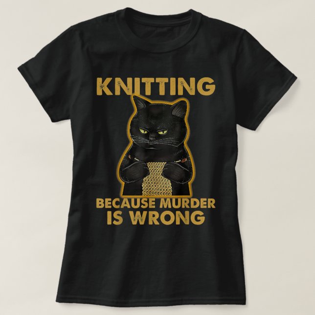 Camiseta Não é açucaramento se é Yarn Knitting Lover Knit (Frente do Design)