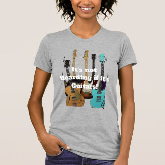 Camiseta Não é Acumulação se são guitarras