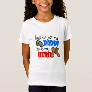 Camiseta Não é apenas meu pai que é meu herói