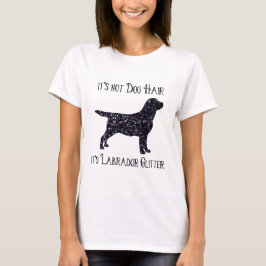 Camiseta Não é Cabelo de Cão, é Labrador Glitter-Labrador