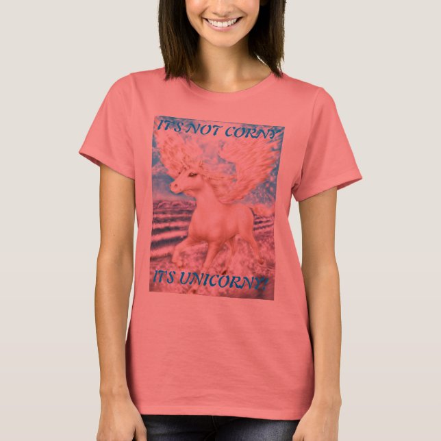 CAMISETA NÃO É CORNY - É UNICORNY! (Frente)