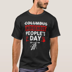 Camiseta Não é dia de Colombo É dia de Pessoas de Indígenas