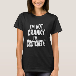 Camiseta Não é estranho, sou crotante Caranguejo Vovô Crank