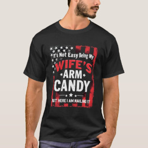 Camiseta Não é fácil ser a bandeira do Arm Candy USA da min