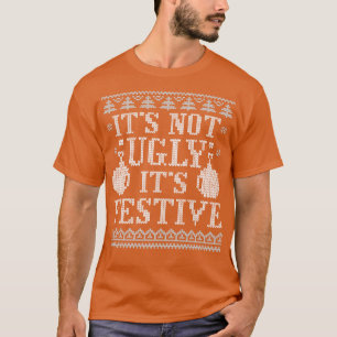 Camiseta Não É Feio, É Festivo, Engraçado, Feliz Natal, Swe