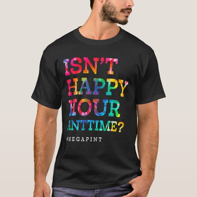 Camiseta Não é feliz hora a hora a dia, mega ponto (Frente)
