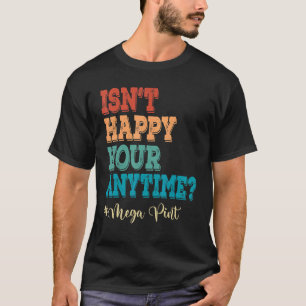 Camiseta Não é feliz o coração do coração do mega-pint Retr