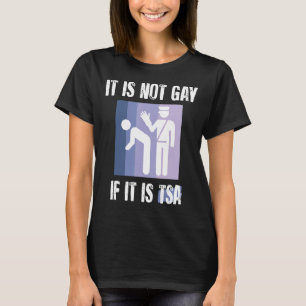 Camiseta Não É Gay Se É Uma Vintagem De Segurança Engraçada