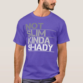 Camiseta Não é magro, tipo sombrio, não é magro, mas sombri