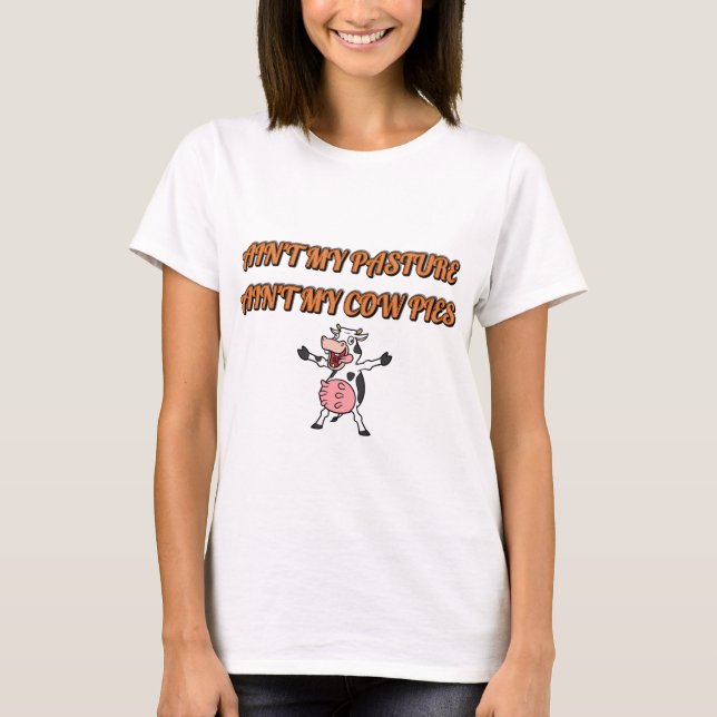 Camiseta Não é meu pasto (Frente)