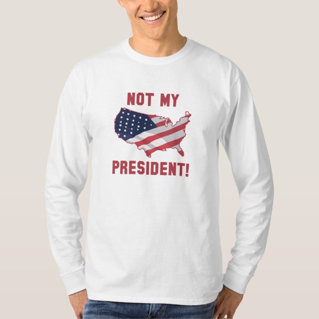 Camiseta Não é meu presidente (Frente)