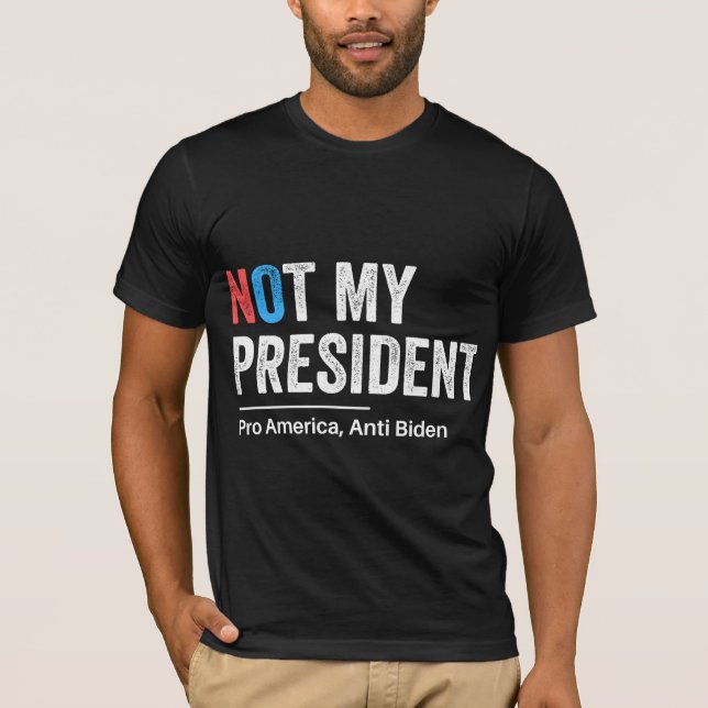 Camiseta Não é meu presidente (Frente)