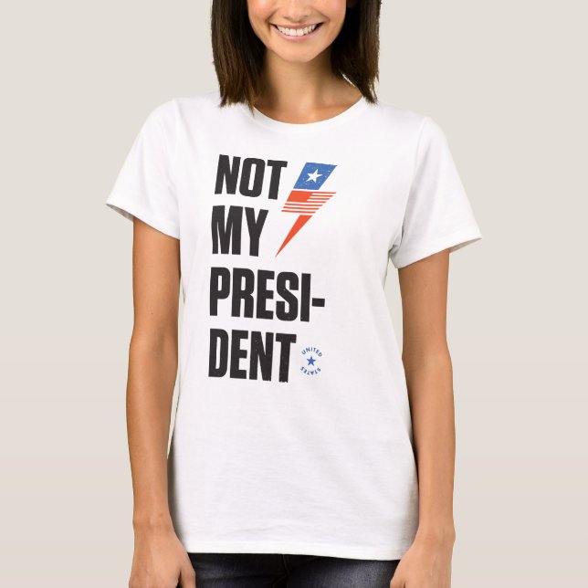 Camiseta Não é meu presidente (Frente)