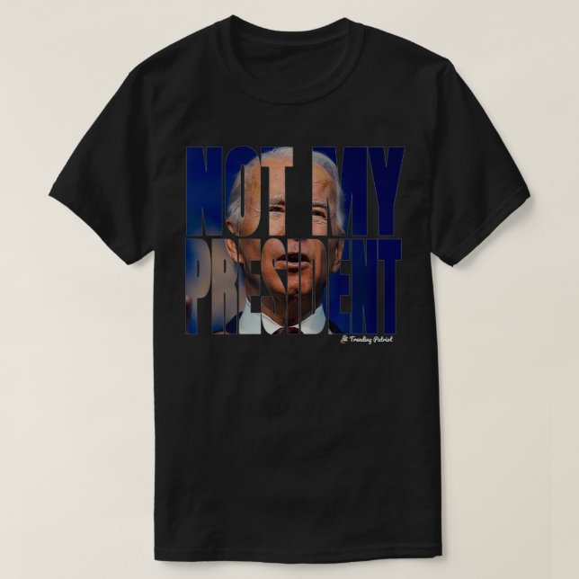 Camiseta Não é meu presidente (Frente do Design)