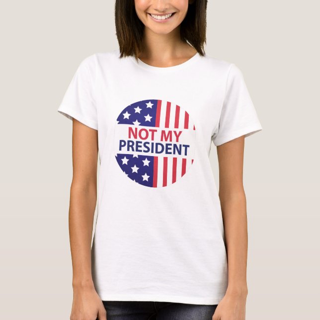 Camiseta Não é meu presidente (Frente)