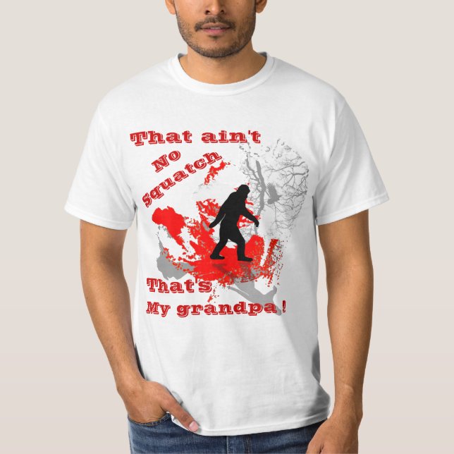 Camiseta Não é nenhum Squatch (Frente)