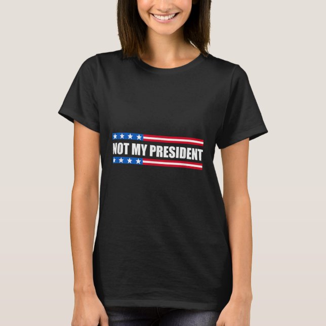 Camiseta Não É O Meu Presidente - Não A Minha Voz Não É O M (Frente)