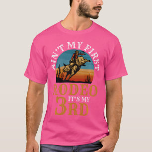 Camiseta Não É O Meu Primeiro aniversário de 3 anos De Tour