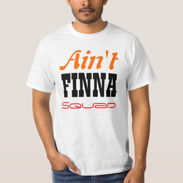Camiseta Não é o pelotão T de Finna (Frente)