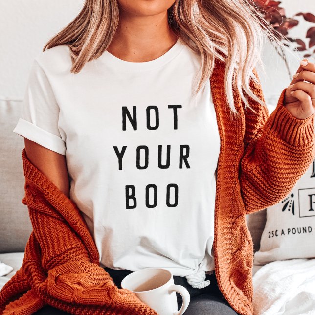 Camiseta Não é o seu Boo Halloween (Criador carregado)