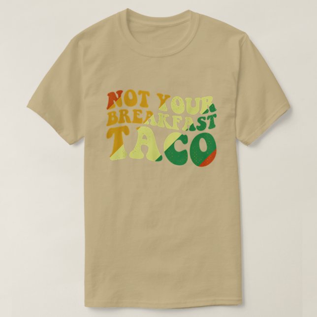 Camiseta Não é o seu chá de café da manhã (Frente do Design)
