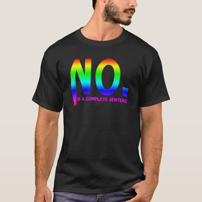 Camiseta Não. É o Vinheta de Frase Completa (Frente)