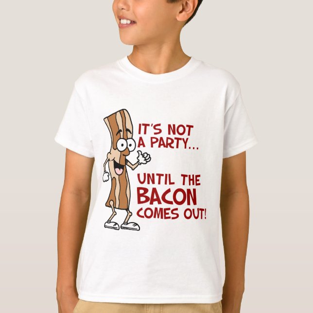 Camiseta Não É Parte Até Bacon (Frente)