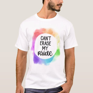 Camiseta Não é possível apagar meu orgulho