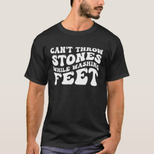Camiseta Não é possível atirar pedras enquanto veste Sabedo