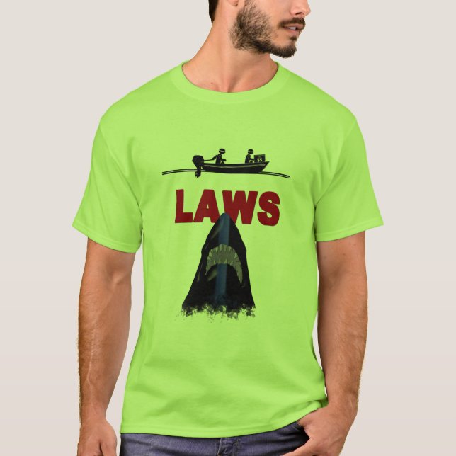 Camiseta Não É Possível Escapar As LEIS (Frente)