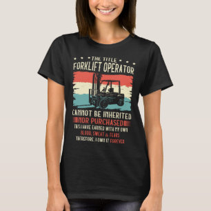 Camiseta Não É Possível Herdar O Operador De Elo De Formata